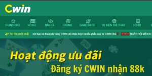 Cwin tặng tiền mặt 88k